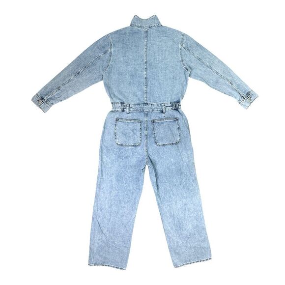 Universal Thread Denim Utility Jumpsuit - Size 6R - Picture 4 of 7